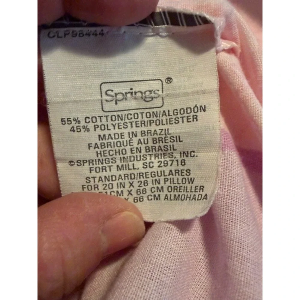 Vintage Barbie pillowcase pink and purple ballet Springs‎